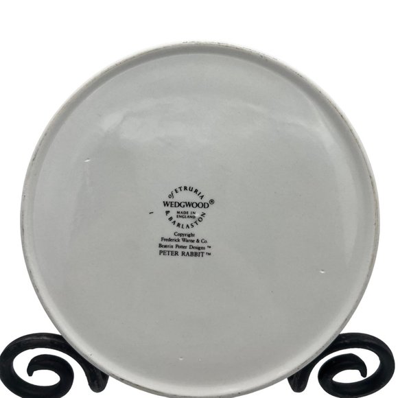 Wedgwood Peter Rabbit Beatrix Potter Child's Dish Porridge Bowl England Vintage - Picture 5 of 6